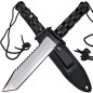 Preview: MP9 outdoor survival knife Jungle II tanto blade