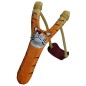 Preview: small wood slingshot with motif, slingshot Tiger, Zwille