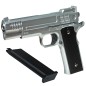 Preview: BGS G20S Vollmetall Airsoft Pistole silber Softair 6 mm <  0,5 Joule