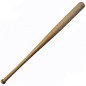 Preview: Powerplay Baseballschläger aus Vollholz lackiert beige 34" / 86 cm
