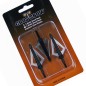 Preview: Jagdspitzen Pfeilspitzen 4 Klingen Broadhead 3 Stück zum aufschrauben