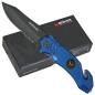 Preview: Magnum, Rettungsmesser, Rescue, Teilwelle, Linerlock, Clip, blau