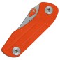 Preview: Real Steel, pocket knife, orange, G10 scales, framelock, thumb pin, clip