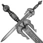 Preview: Letter opener, miniature sword, length 24 cm  ​