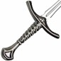 Preview: Letter opener, miniature sword, cast metal handle