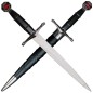 Preview: Haller, 1 fantasy dagger Templar, with sheath