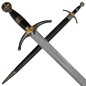Preview: Haller, 1 Crusader short sword, with sheath