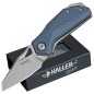Preview: Haller Select, pocket knife, mini knife, blue, gift box