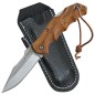 Preview: Haller Select, pocket knife, olive wood, leather case, gift box