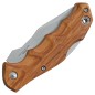 Preview: Haller Select, pocket knife, olive wood, leather case, gift box