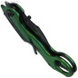 Preview: Zombie Dead Karambit Taschenmesser federunterstützt grün/rot
