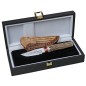 Preview: Muela Damast Messer mit Hirschhorngriff in Box