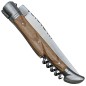 Preview: Coutellerie Le Fidele, Laguiole pocket knife, with corkscrew, leather case,