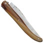 Preview: Coutellerie Le Fidele, Laguiole Pocket Knife, Olive Wood, Leather Case