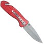 Preview: Herbertz Rettungsmesser, Leichtmetall Schalen in rot