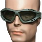 Preview: MFH Airsoft glasses sports glasses green plastic frame