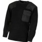 Preview: MFH BW Pullover, mit Ellenbogen Besatz und Schulterklappen