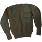 Preview: MFH BW Pullover, mit Brusttasche, langarm, oliv