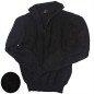 Preview: MFH Pullover, Troyer langarm, schwarz, mit Reißverschluß