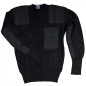 Preview: MFH BW Pullover, mit Brusttasche, langarm, schwarz