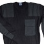 Preview: MFH BW Pullover, mit Ellenbogen Besatz und Schulterklappen