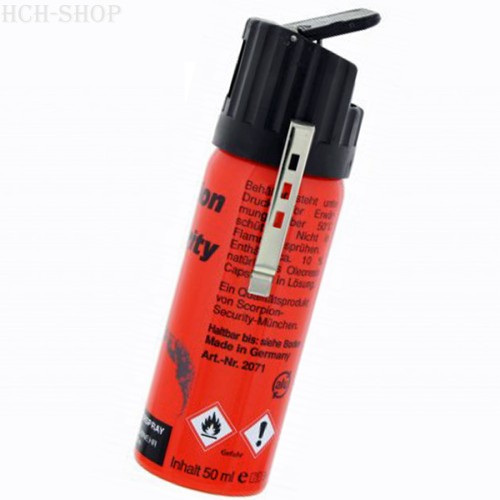 Preview: Scorpion, Pfefferspray, 50 ml, Weitstrahl