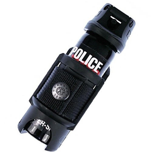 Preview: Schnellziehholster schwarz für Pfeffersprays 63 ml