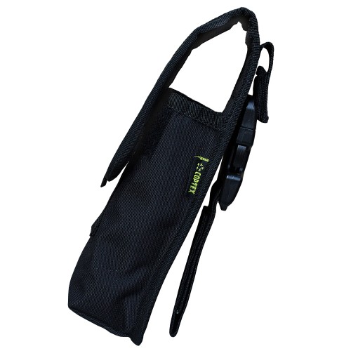 Preview: COPTEX Gürtelholster schwarz für 400 ml Gas oder Pfefferspray