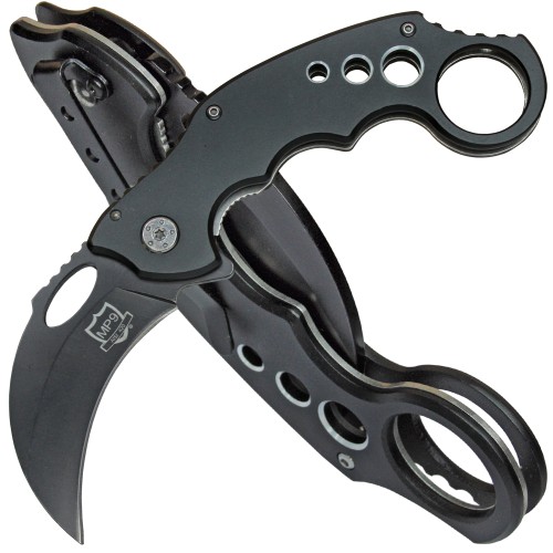 MP9 Karambit Klappmesser gebogene Klinge, Flipper