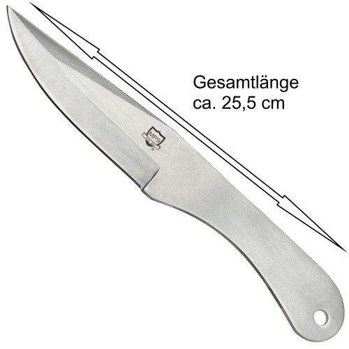 MP9 kompaktes großes Ganzstahlmesser (Wurfmesser) mit Nylonetui