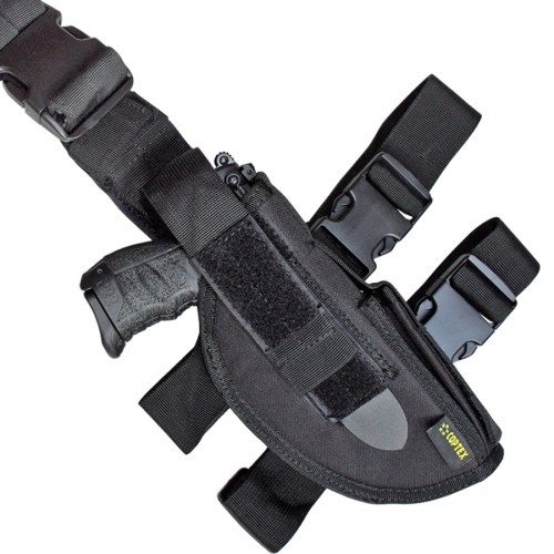 COPTEX Gürtelholster mit Oberschenkel Besfestigung Magazintasche