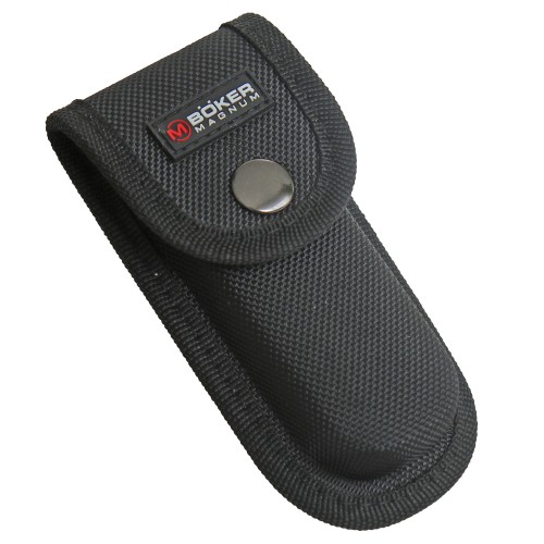 Magnum by Böker, Taschenmesser, TPR Schalen orange, Backlock, Nylon Etui