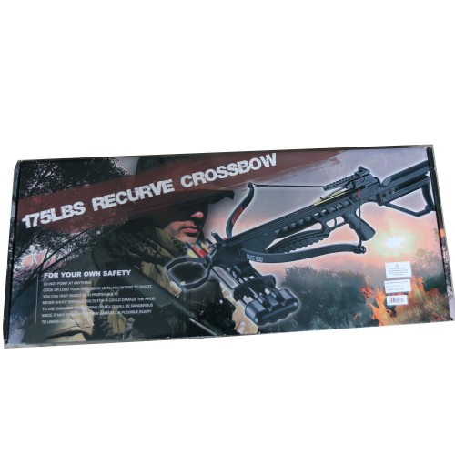 Man Kung, Recurve Crossbow, Rip Claw, Black, (18+)