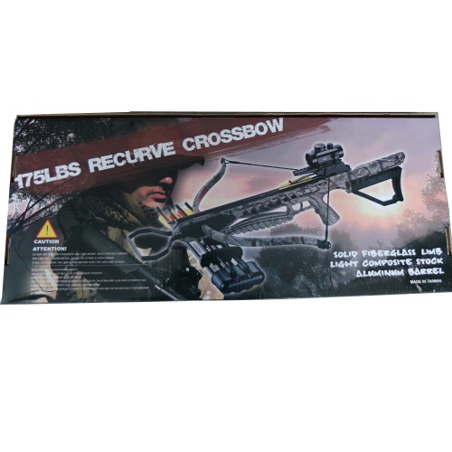 Man Kung, Recurve Crossbow, Rip Claw, Black, (18+)