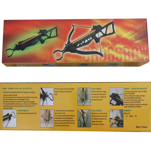 Haller, Crossbow Rifle, Black, Includes 2 Arrows