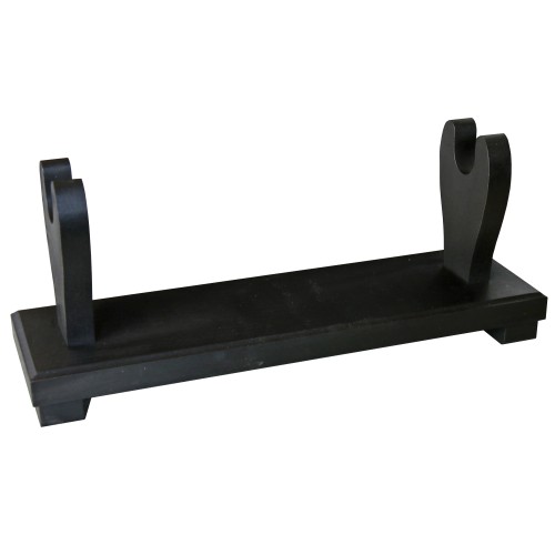 Preview: Haller, Tischständer, Holzständer, gebeiztes Holz, schwarz