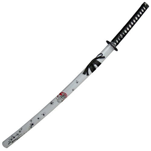 Samurai sword White Flower with wooden scabbard