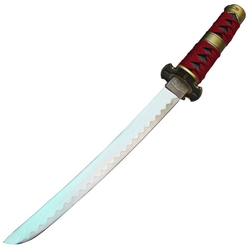 Preview: Mini Katana Sandai Kitetsu mit leicht gebogener Klinge