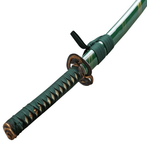 jap. Samurai sword, Katana Damast, wooden sheath (+18)