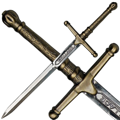 Letter opener, miniature sword, length 17 cm