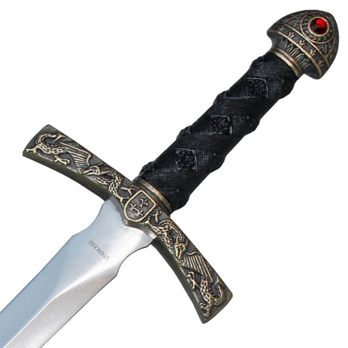 Preview: Dagger Sigurd, handle with medieval decorations