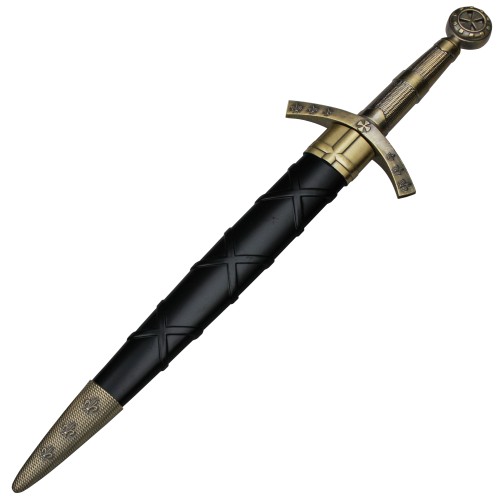 Preview: Haller, fantasy dagger Templar, with plastic sheath