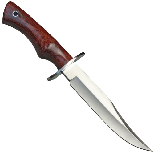 Muela Cazorla Bowie Jagdmesser Pakkaholzgriff