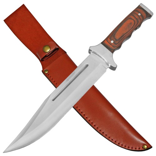 Haller, Bowiemesser, Outdoormesser, Lederscheide