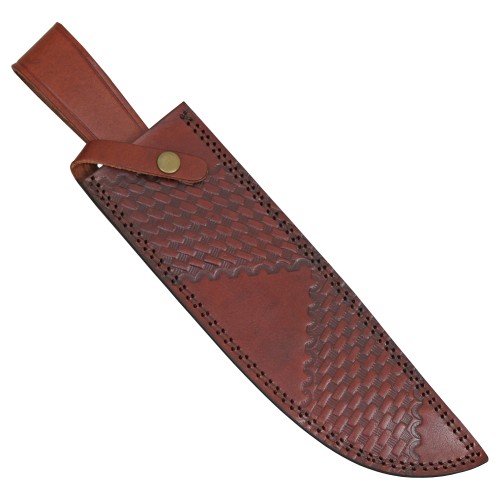 Haller, Bowiemesser, Outdoormesser, feststehende Klinge, Lederscheide