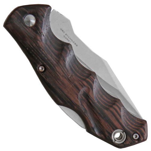 Haller Select, pocket knife, wengen wood, leather case, gift box