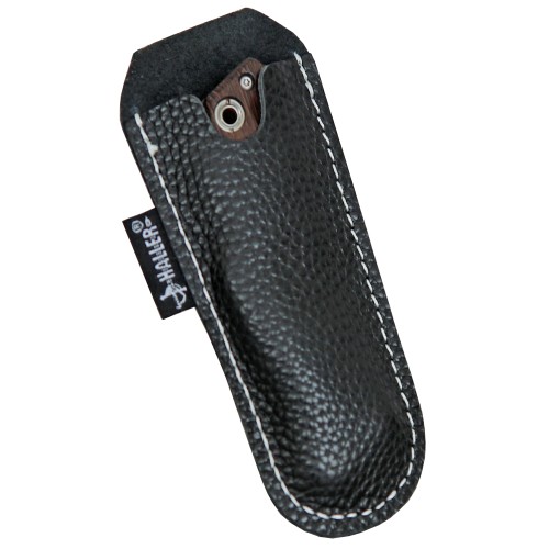 Haller Select, pocket knife, wengen wood, leather case, gift box