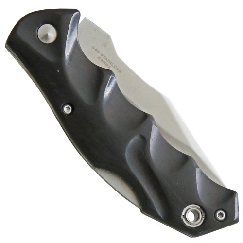 Haller Select, pocket knife, ebony, leather case, gift box