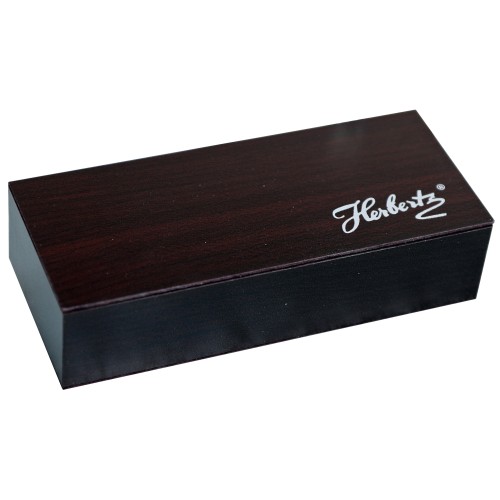 Herbertz Taschenmesser, Pakkaholz, Back Lock,  Holzschatulle