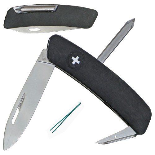 Swiza, Pocket Knife, Black, Multi-Functional Knife